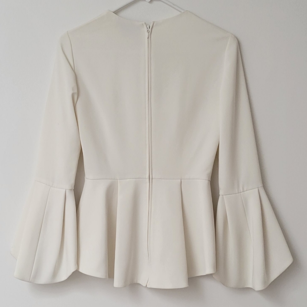 Alice & Olivia Flaired Sleeve Top - Picture 2 of 7